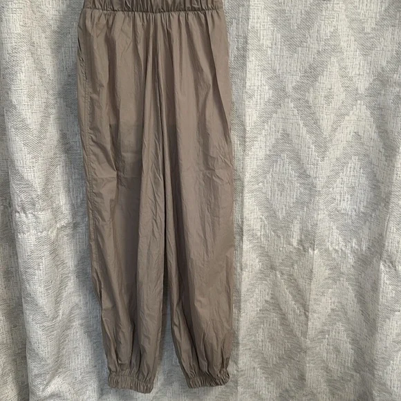 ZARA jumpsuit stretch adjustable straps top with silky moda pants w/ pockets - Picture 6 of 7
